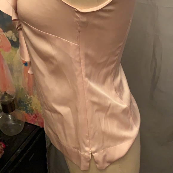 Ruffle front sleeveless top - Picture 2 of 5